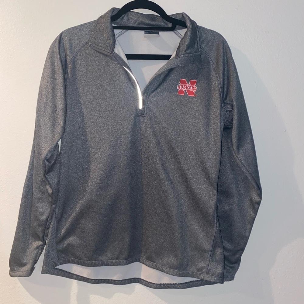 Nebraska Huskers quarter zip jacket